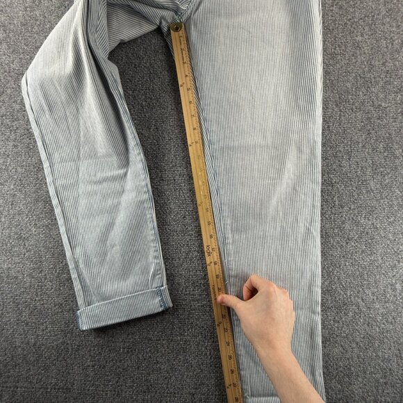 Carve Designs Jeans Women Size 6 Striped Blue White Stretch Adult ACTL 28 - Picture 9 of 16